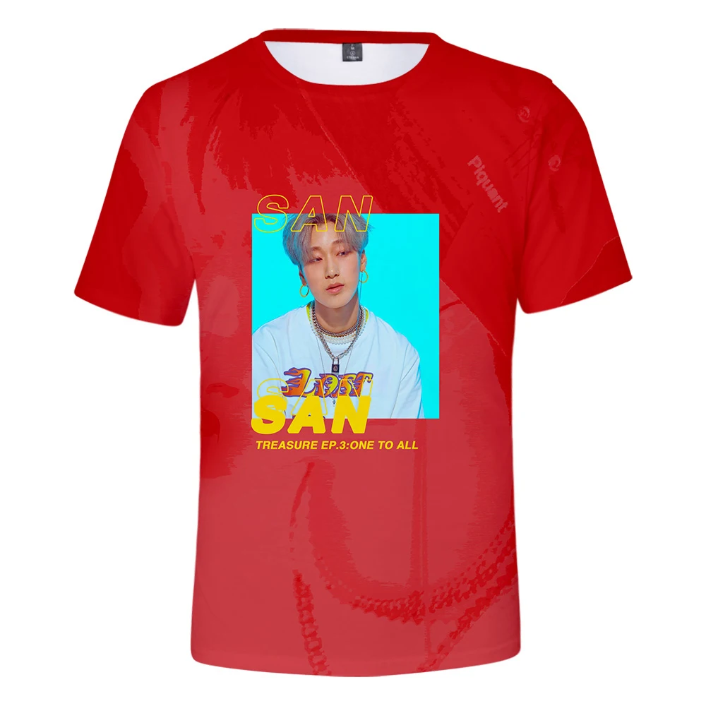 ATEEZ 3D Новые повседневные футболки Женская и мужская летняя одежда K pop Harajuku горячая Распродажа футболка с коротким рукавом плюс размер 4XL Футболка