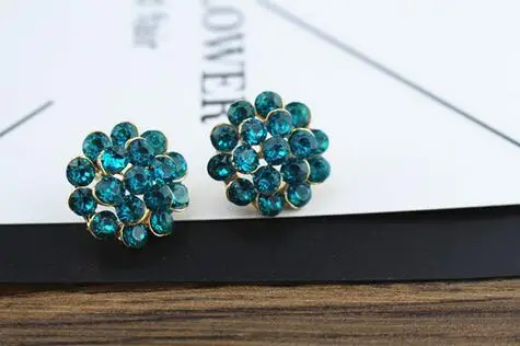 Мужские Для женщин Серьги личность синий классический пирсинг стерлингового