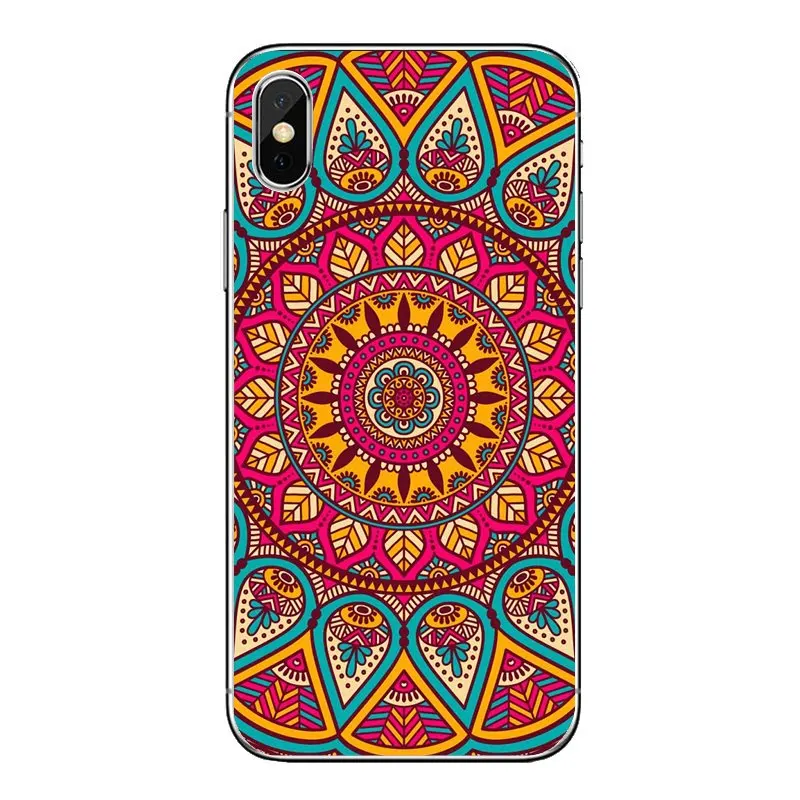 Lace Mandala Flower Floral Paisley Henna Soft Transparent Covers For Xiaomi Redmi 4X S2 3S Note 3 4 5 6 6A Por Pocophone F1 Mi |