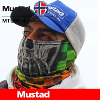 Mustad мульти-трубка череп MTUBE-4 рыболовный череп шарф 48 см* 46,5 см быстросохнущее волокно Oldorless ветрозащитная Спортивная одежда для видов спорта на открытом воздухе