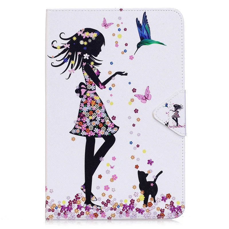 Кожаный чехол Wekays для samsung Tab A6 с мультяшным котом для samsung Galaxy Tab A6 A 6 10,1 SM-P580 P585 чехол для планшета