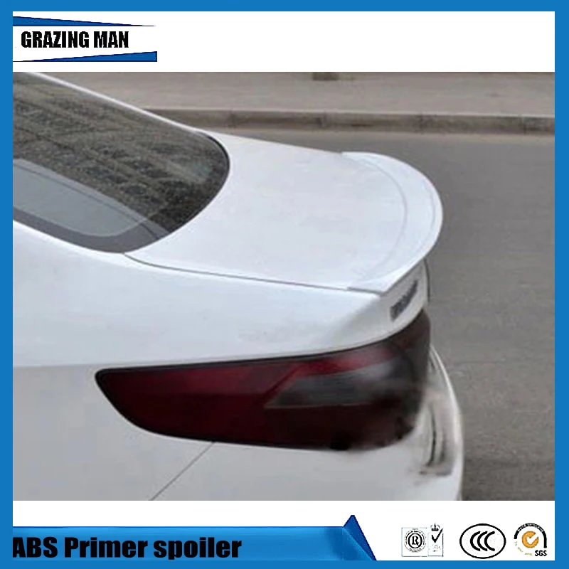 

Hot Sale ABS Primer Unpainted Color Car Rear Lip Spoiler For K2