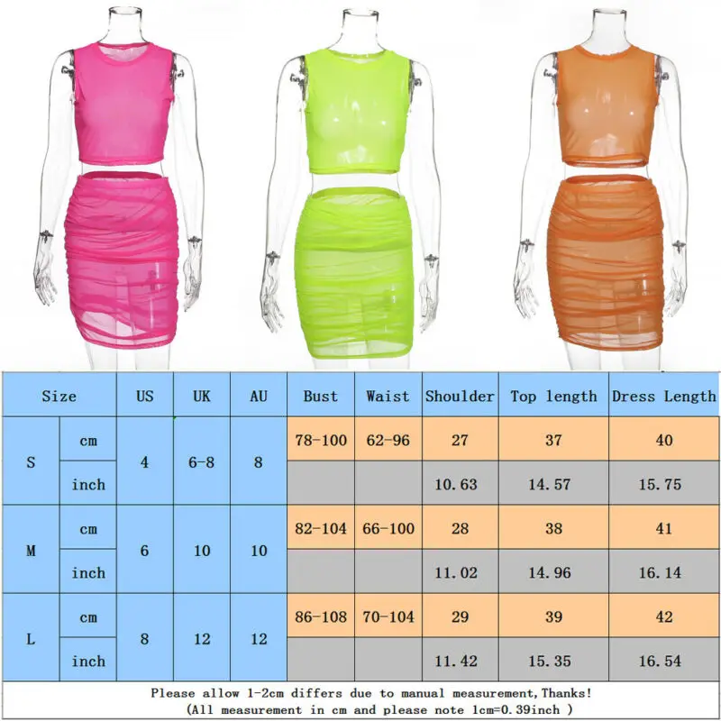 Для Женщин Сетки Прозрачное облегающее комплект из двух предметов комплект: