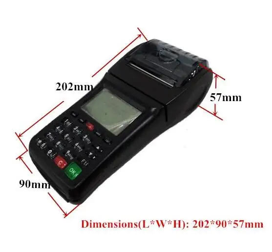 Goodcom GPRS SMS принтер для онлайн заказа еды веб-сайт (логотип настраиваемый) |