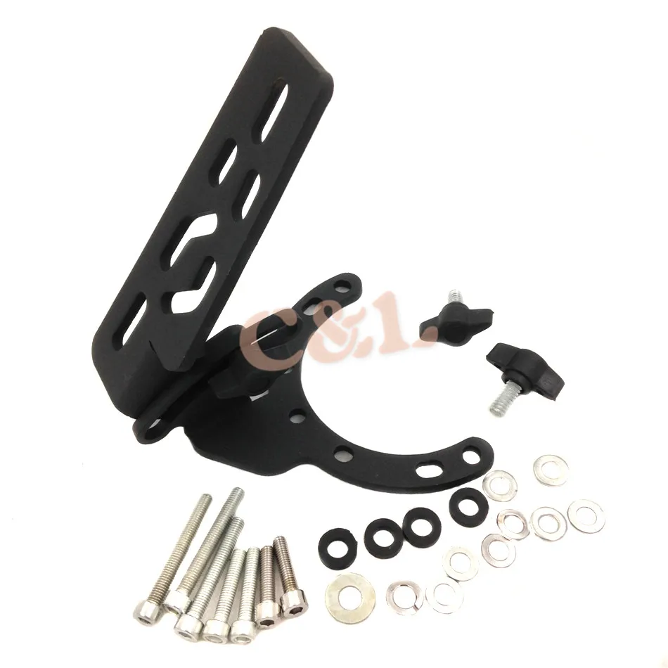 Черный Регулируемый кронштейн для камеры телефона Yamaha Suzuki Ducati Triumph|bracket shelf|bracket