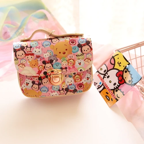 Милый мультяшный Даффи медведь стеллалу hello kitty My Melody Cinnamoroll пудинг собака маленькая двойная звезда ЦУМ Портмоне Сумочка для ключей, карточек