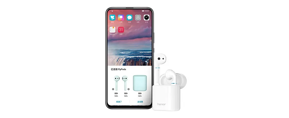 huawei Honor Flypods Tws Bluetooth наушники водонепроницаемые V5.0 стерео мини беспроводная бизнес Спортивная гарнитура с микрофоном