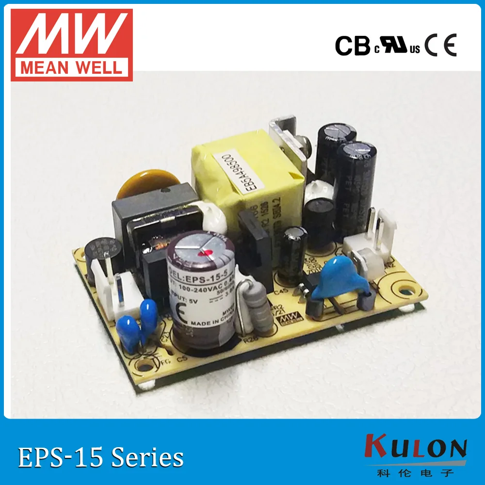 Original Meanwell EPS-15-7.5 single output PSU 7.5V 2A 15W open frame Mean Well Power Supply | Обустройство дома