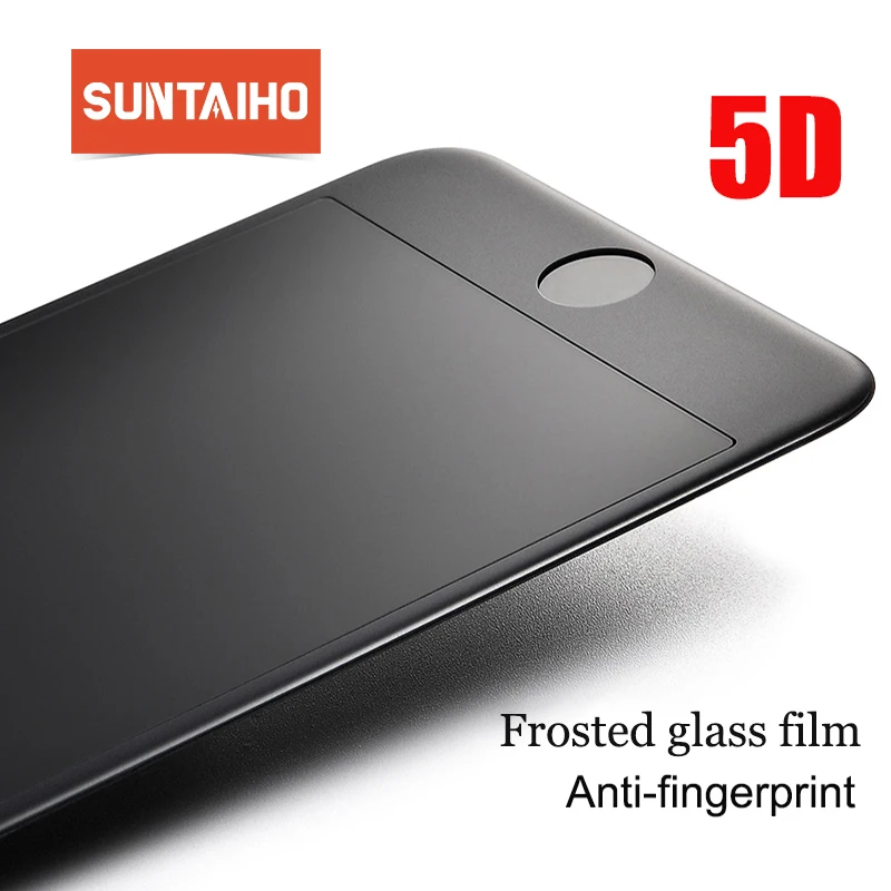 Закаленное стекло Suntaiho 5D с защитой от отпечатков пальцев для iphone XS MAX XR X 6S 8 plus 7