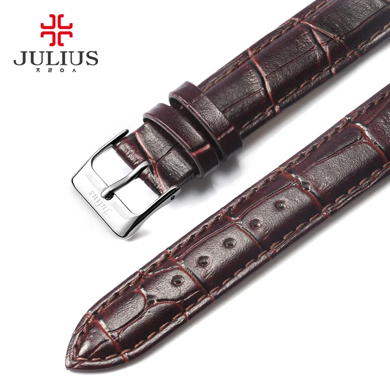 Ремешок для часов из натуральной кожи оригинальный браслет Julius Royal Crown Melissa 8 мм 10 12