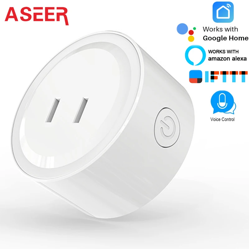 Умная розетка ASEER с Wi Fi умная модель 10 А автоматизация умного дома совместима Google
