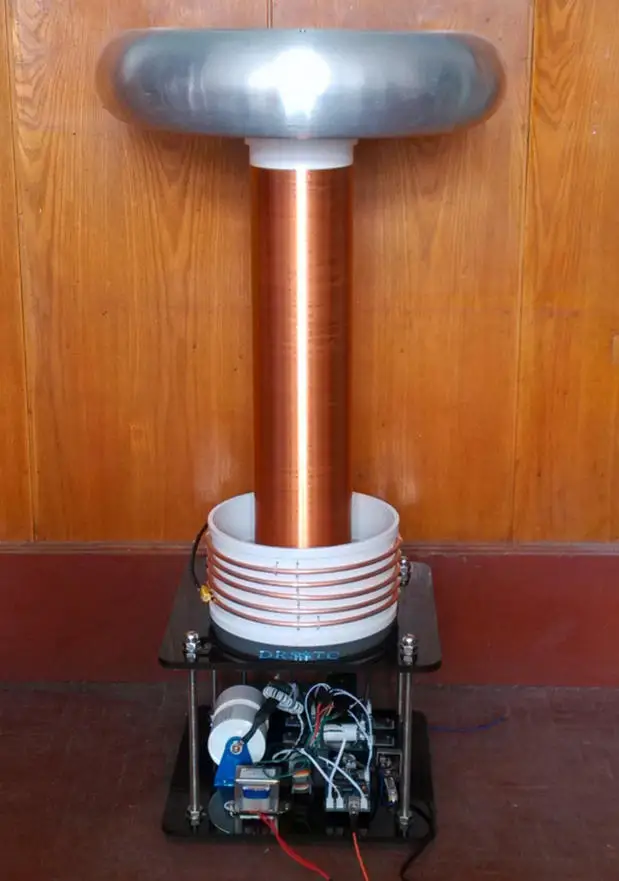60 80 см высота DIY Тесла катушка DRSSTC музыка Arc Tesla искусственная молния 40 Arc|Образовательное оборудование| |