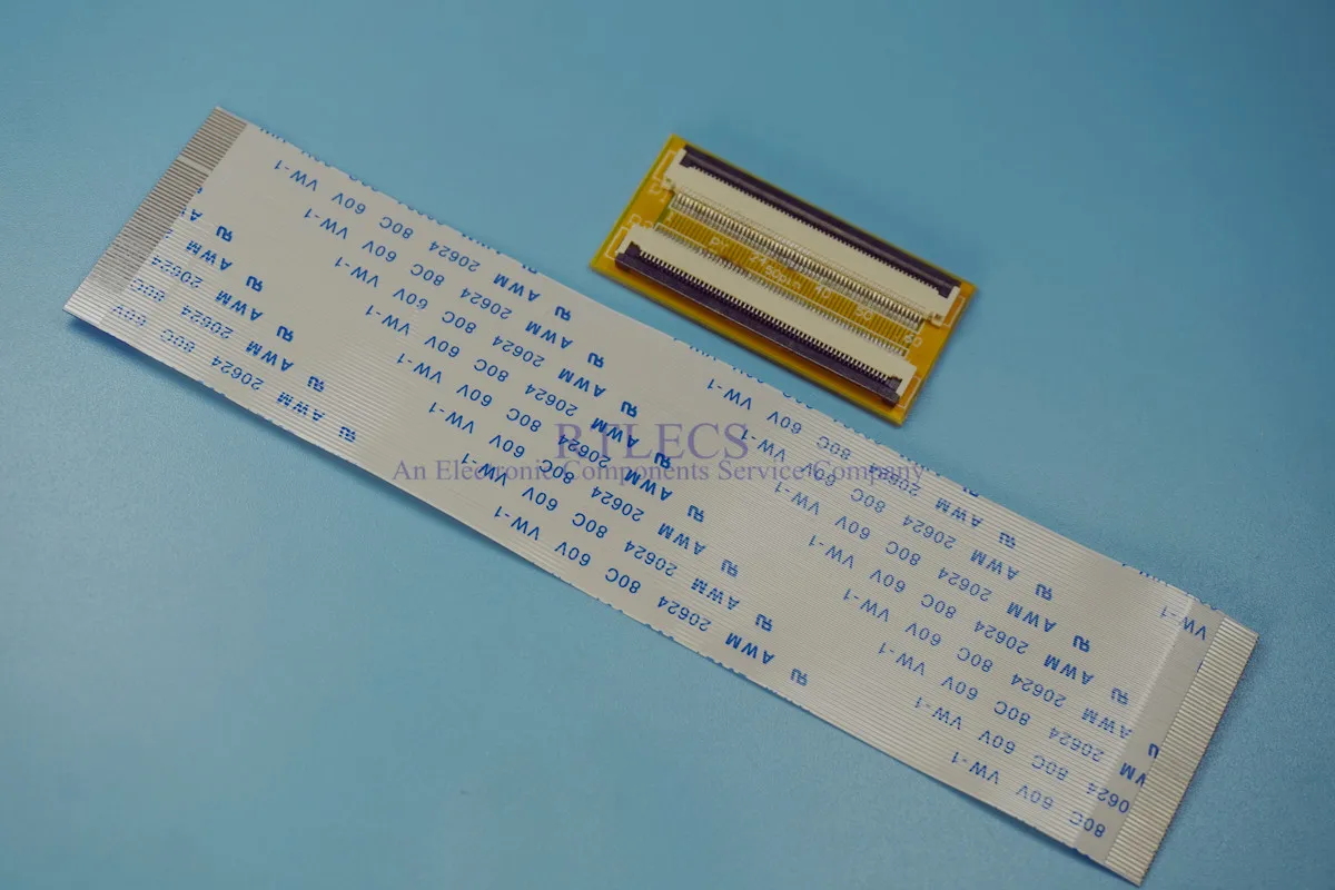 2 комплекта 60 Pin до 0 5 мм шаг FPC кабельная плата удлинитель адаптер PCB FFC кабель 50 100