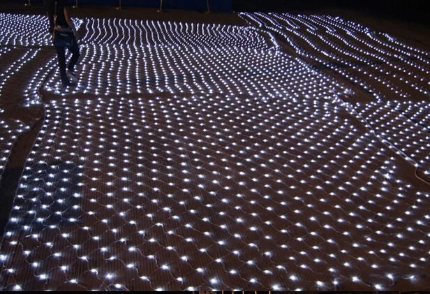 8 м * 10 большие сетчатые огни 2000 светодиодная сетка декоративная Волшебная