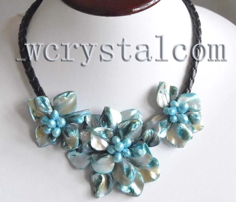 Ожерелье из искусственного пресноводного жемчуга|shell necklace|necklace flowernecklace beads |