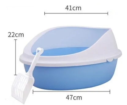 

Полузакрытый туалет для кошек. Размер: 18,5x16,1x8,7 дюймов