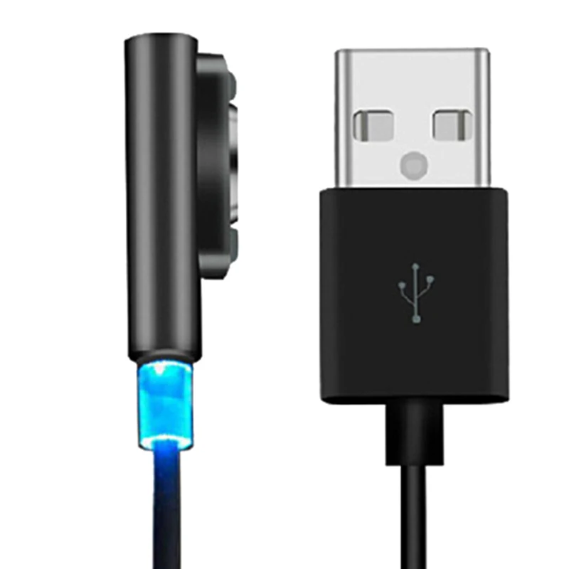 Магнитный зарядный кабель USB для Xperia Z3 Z2 Z1 Mini XL39 L55H L50W высокого качества|Кабели