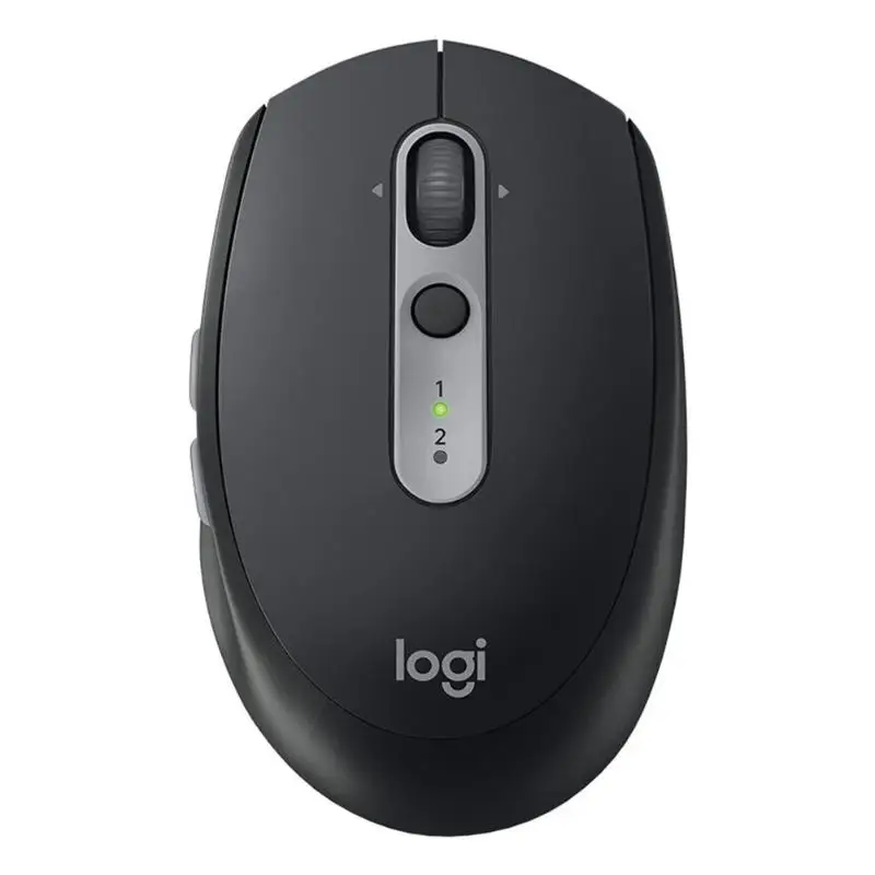 Беспроводная Bluetooth мышь logitech M590, бесшумная оптическая мышь 1000 dpi, 7 кнопок, Офисная мышь для ПК, компьютера - Цвет: Черный
