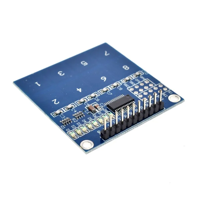 TTP226 8 канальный цифровой сенсорный модуль емкостный переключатель|switch capacitive|switch