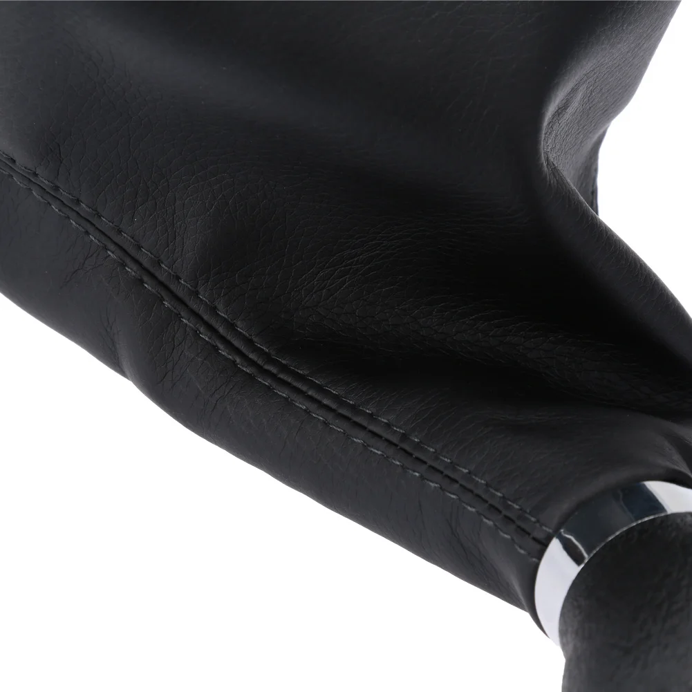 KKmoon 6 скоростей головка переключения передач Черная ручка Boot Gaiter рамка для Volkswagen