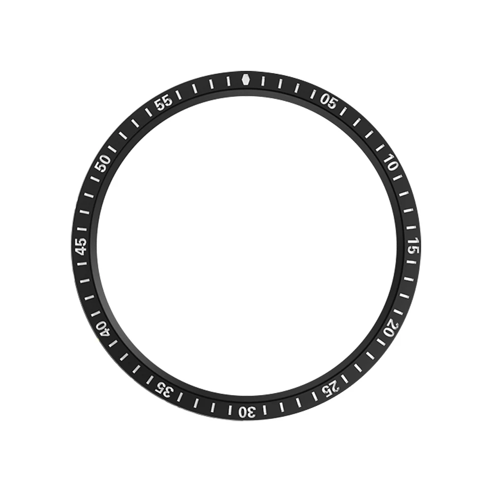 Black Style 1 Для samsung gear S3 ободок клейкая крышка стальное кольцо для samsung Galaxy Watch 46/42 мм против царапин аксессуары - Цвет ремешка: Black Style 1