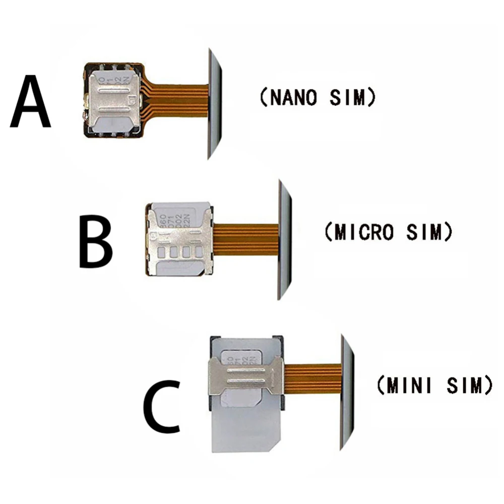 Адаптер для двух SIM-карт адаптер Micro SD гибридная двойная карта Android удлинитель 2