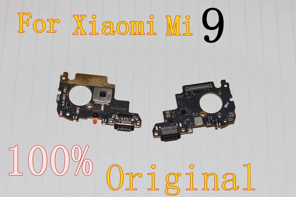 Зарядный порт для Xiaomi Mi 9 плата зарядного устройства mi9 гибкий кабель док станции