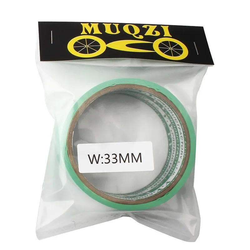33mm MUQZI 10 м бескамерные обода клейкие ленты Ширина 16/18/21/23/25/27/29/31/33/35 мм для горного велосипеда, руль для шоссейного велосипеда, колеса велосипеда карбоновые - Цвет: 33mm