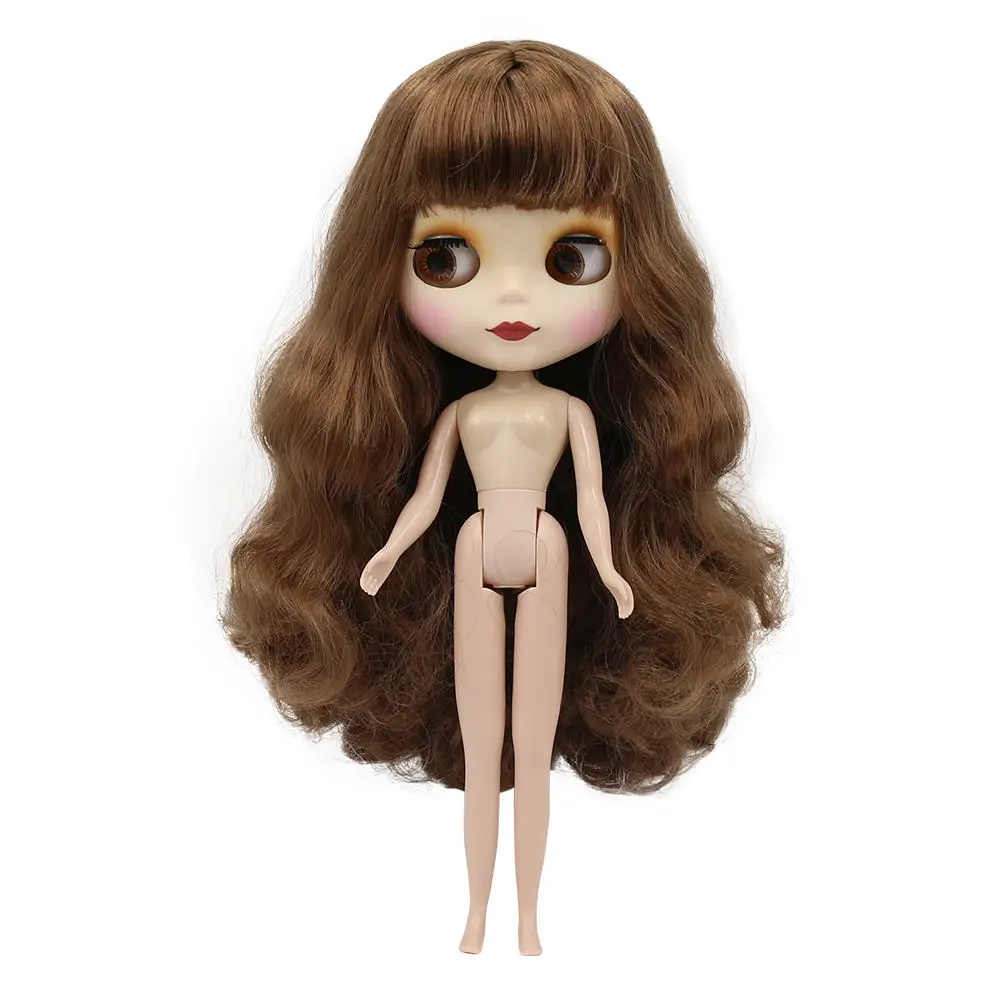 Сливовый Ледяная фабрика Blyth кукла шарнир тело DIY обнаженные игрушки BJD модные куклы девушка подарок новое специальное предложение на продажу с ручной набор A& B - Цвет: Сливовый