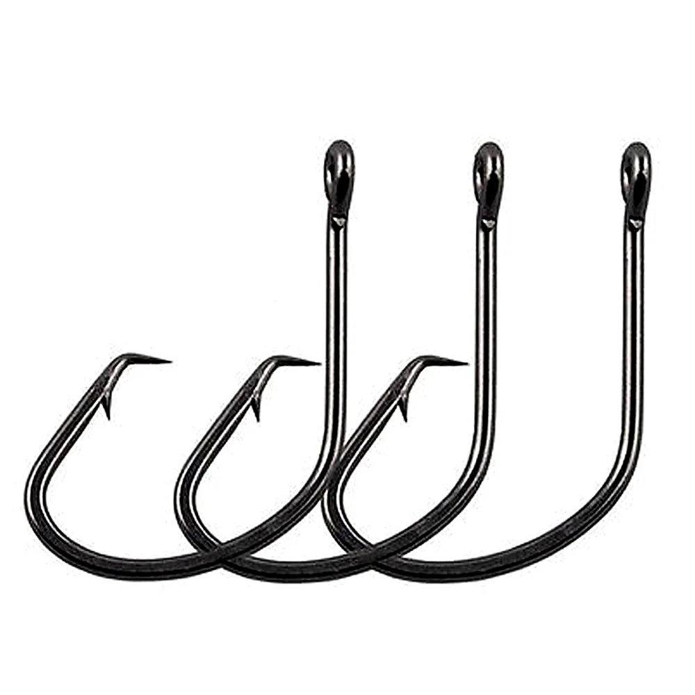 160 шт. в коробке 7381 высокоуглеродистые стальные крючки для осьминогов, установка смещения круга для рыбной ловли карпа с коробкой.