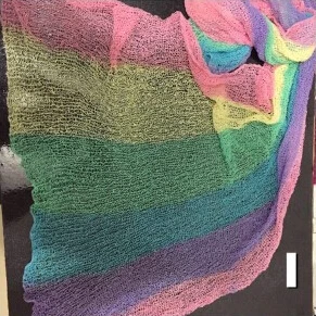 Трикотажная Радужная растягивающаяся пленка для фотосъемки новорожденных 140*40