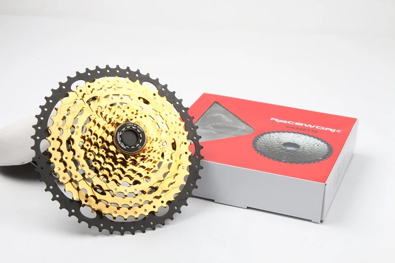 RACEWORK год 10 скорость 11 скорость 12 скоростная кассета 11-52 T MTB кассета 12 скорость для горного велосипеда, шоссейного велосипеда, MTB, BMX