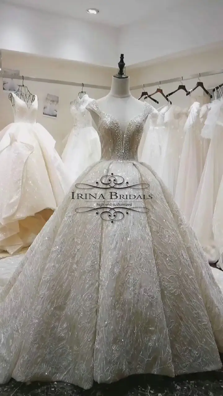 Robe de mariee sirene Кружевная аппликация с жемчугом свадебное платье | Свадьбы и