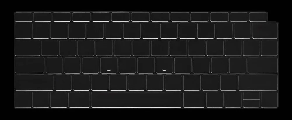 TPU Keyboard Cover For MacBook Air 13 A1932 With Touch ID Transparent keyboard Skin