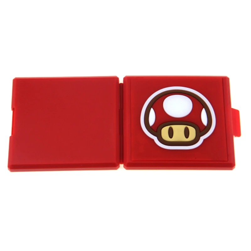Red mushroom head 12в1 для переключателя NAND ударопрочный чехол для игровых карт NS жесткий корпус коробка для Nitendo переключатель игры Аксессуары для хранения новая модель - Цвет: Red mushroom head