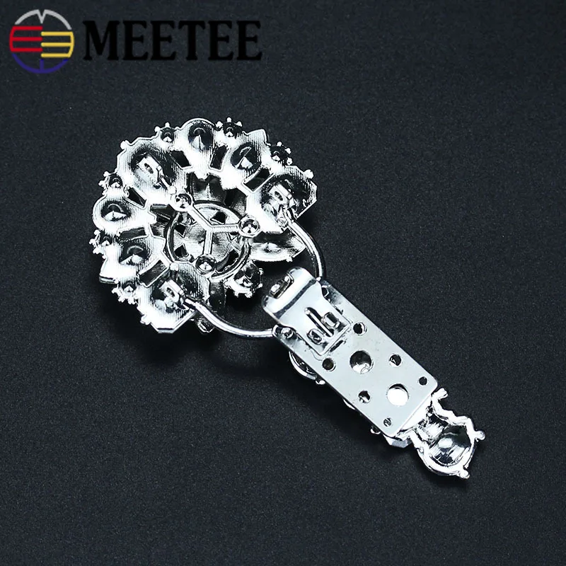 Meetee 1 шт. 50*95 мм/45*90 мм/42*86 мм Высококачественный горный хрусталь Утконос Кнопка DIY