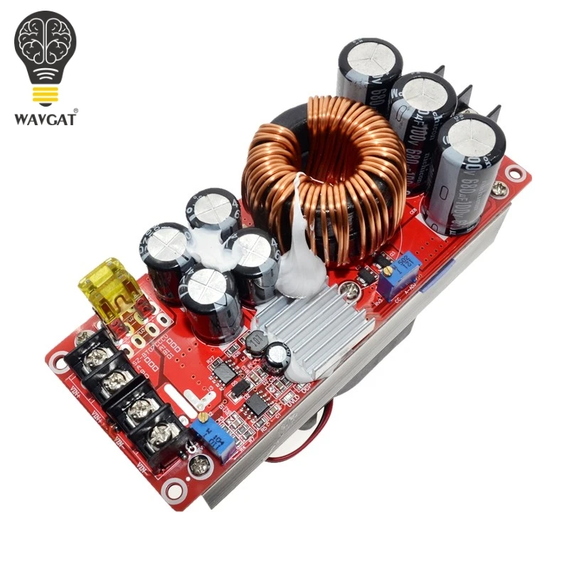WAVGAT 1500W 30A DC повышающий преобразователь постоянного тока с Питание модуль In10 ~ 60V 12
