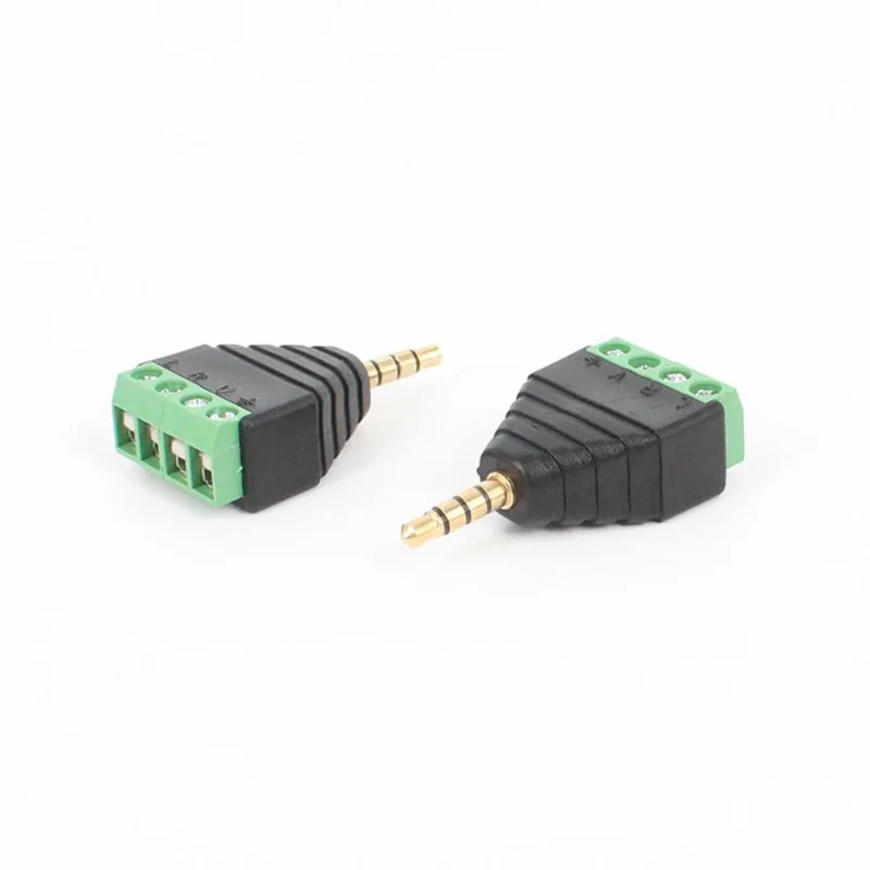 5 шт. Jack3.5mm наушников Позолоченные трехфазный асинхронный двигатель кольцо
