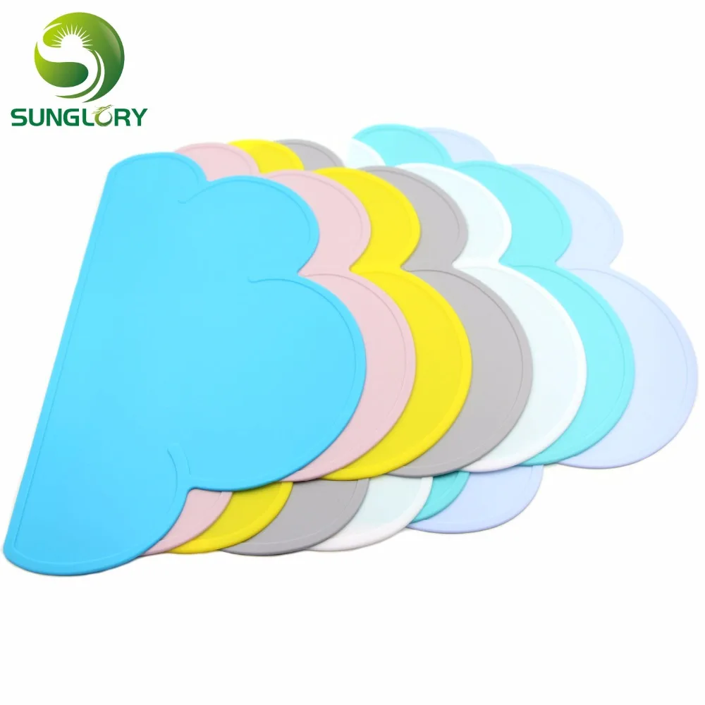 48*27 см пищевой силикон Детская подстилка водонепроницаемая для младенцев коврик