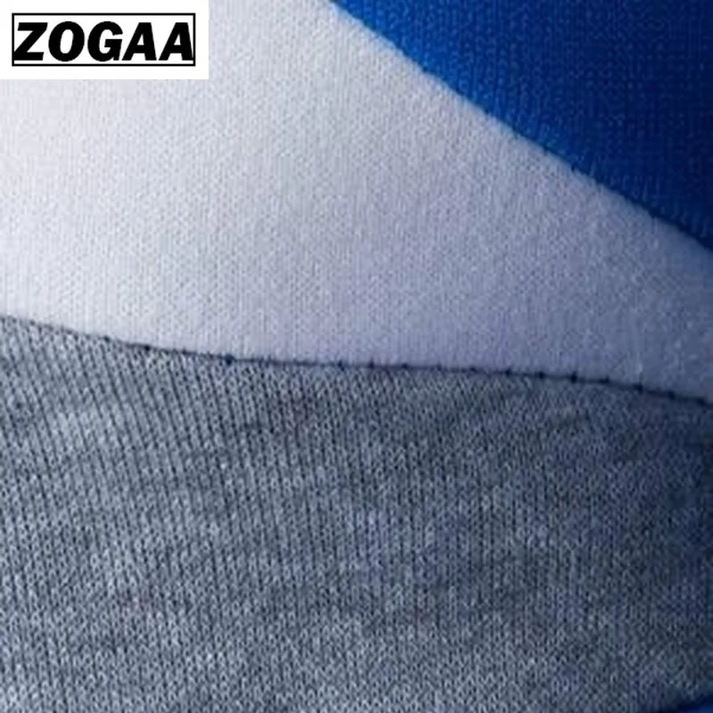 Мужские свитера Zogaa 2018 новые модные повседневные облегающие хлопковые вязаные