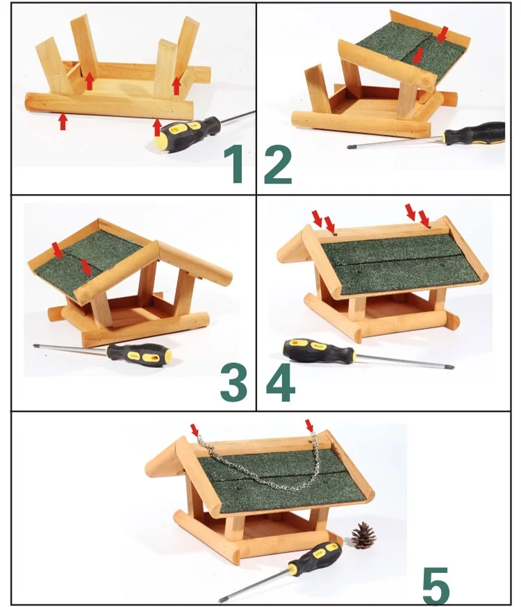 Наружная кормушка для птиц балкон садовая Водонепроницаемая ZP3301432 | Дом и сад