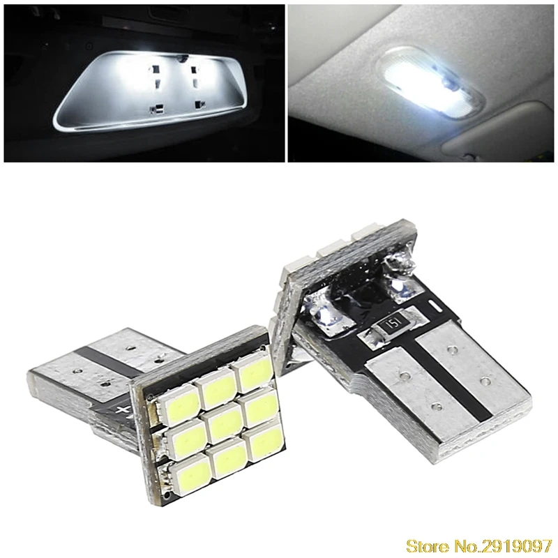 2020 Новый 2X T10 194 168 W5W 9 LED SMD 3528 Blanc Cuneo Clignotants Voiture Fiala Lampe|Сигнальная лампа| |