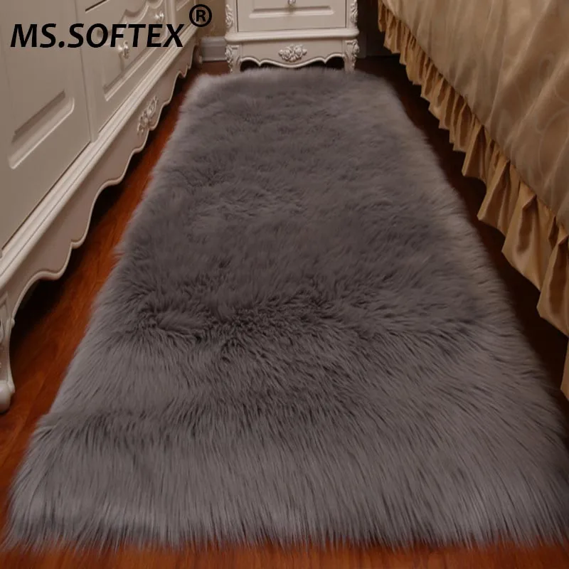 Коврики из искусственной овчины MS.Softex сделанные на заказ подушки искусственного