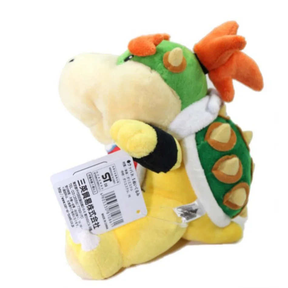 Супер Марио коопа Баузер дракон плюшевые куклы Brothers Bowser JR Мягкие плюшевые игрушки 18 см
