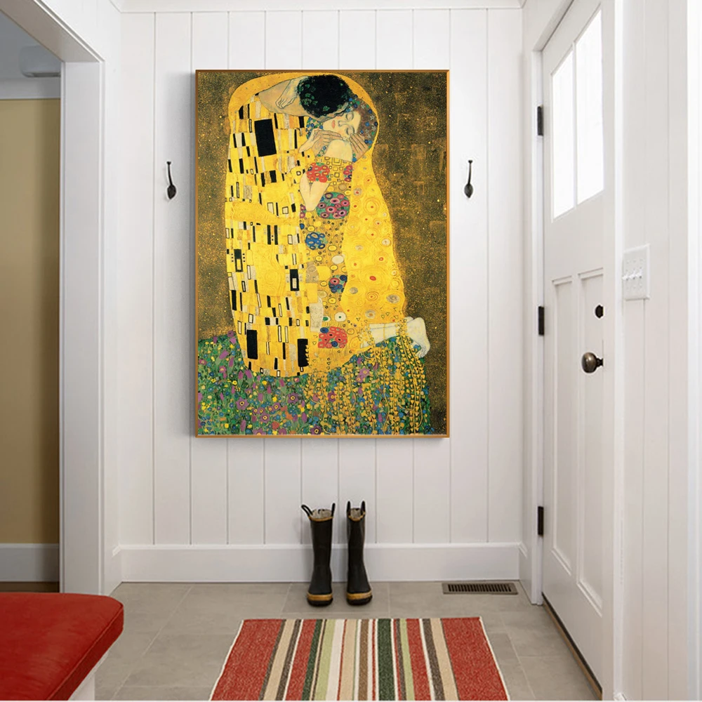 Настенная картина Gustav Klimt Kiss настенные картины Reproductions классическое известное