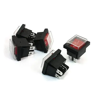 5 шт. AC 125 V/20A 250 V/16A DPST ВКЛ/ВЫКЛ 4 контакта водонепроницаемый кулисный переключатель