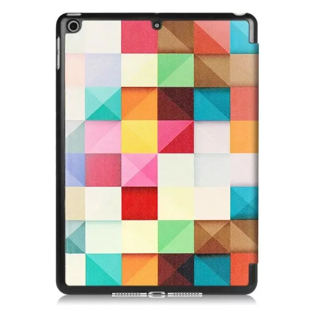 Case For Apple iPad 2017 9.7 Colorful 3D Print PU Leather Ultra Slim Back Cover New A1822 Tablet | Компьютеры и офис