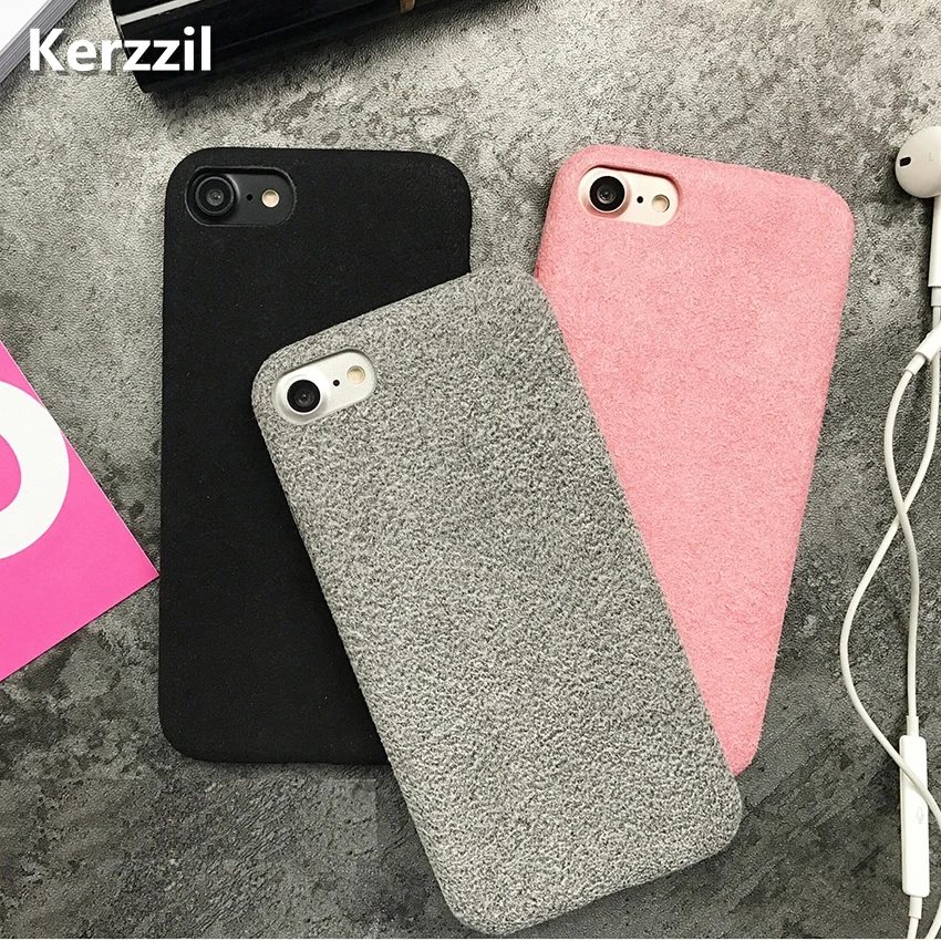 Kerzzil Модный зимний фланелевый Чехол ручной работы для iPhone 7 Plus из сверхтонкого