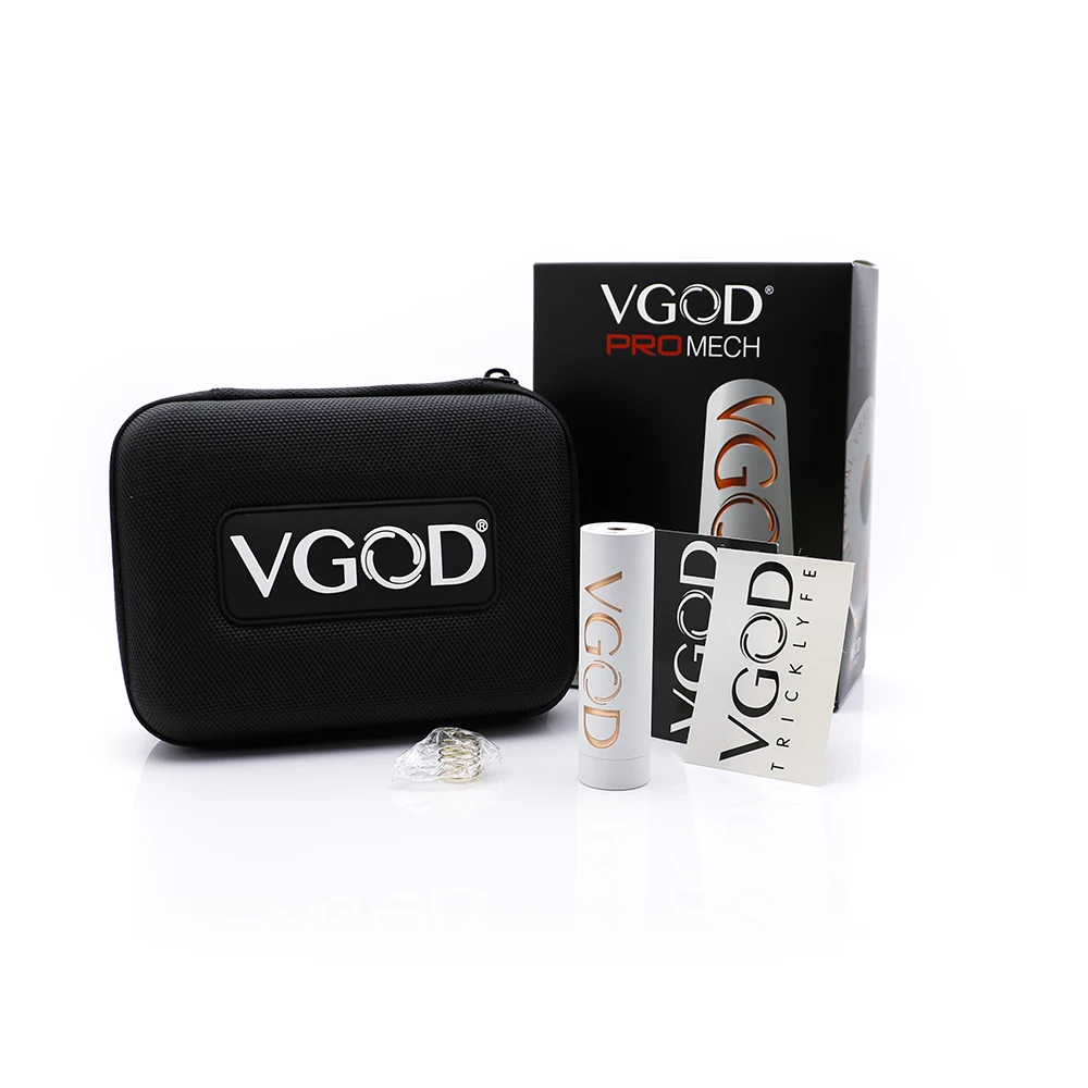 Оригинальный Vgod Pro Mech Mod заготовка медная конструкция с глубокой гравировкой