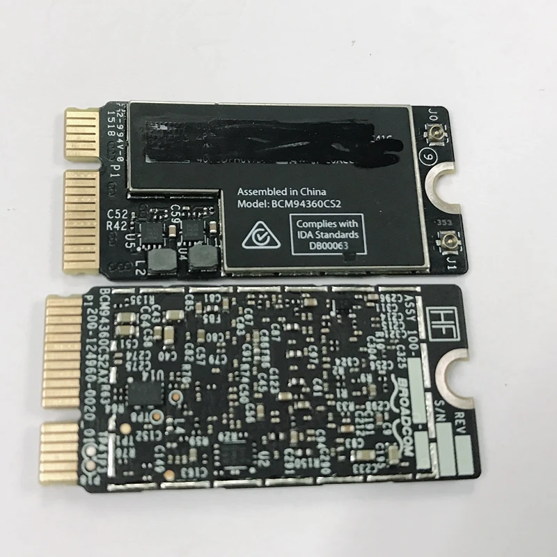 Беспроводная плата BCM94360CS2 с Wi Fi и Bluetooth для 13 дюймового Macbook Air A1465 A1466 A1370 A1369 MD760 MD711| |